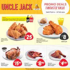Uncle Jack Menu Price Malaysia 2024