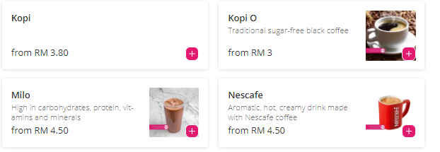 Cafe Takdak Nama Menu Malaysia 