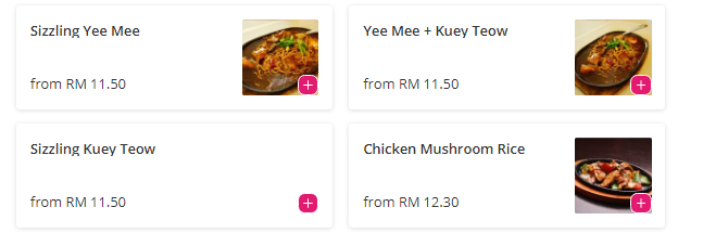 Hot Plate Mydin Menu Malaysia 