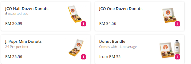 J.CO Donuts & Coffee Menu Malaysia