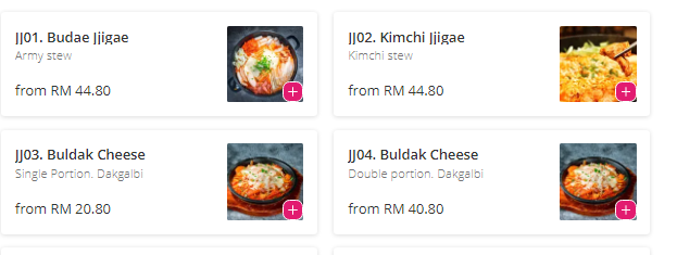 Jisoo Korean Fried Chicken Menu Malaysia