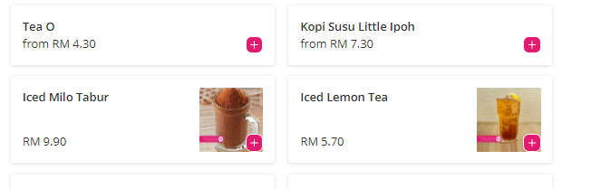 Little Ipoh Cafe Menu Malaysia