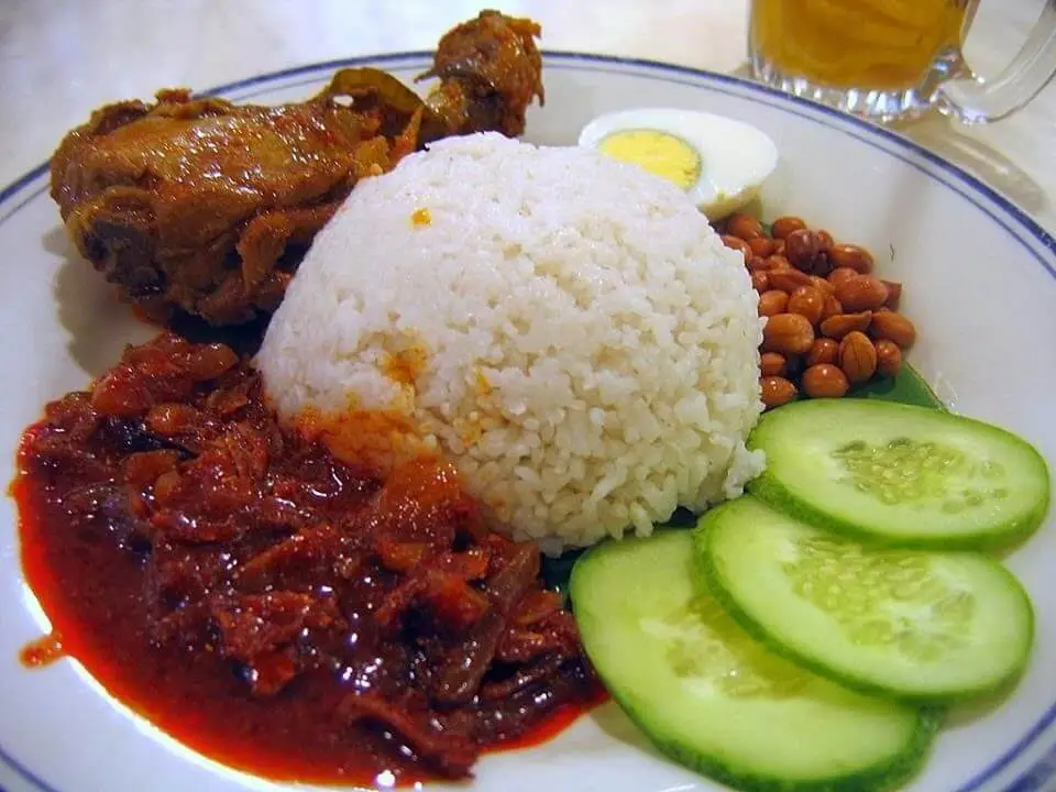 Nasi Lemak Kukus Menu Malaysia 