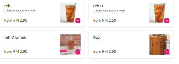 Restoran Raffe Nasi Kandar Menu Malaysia