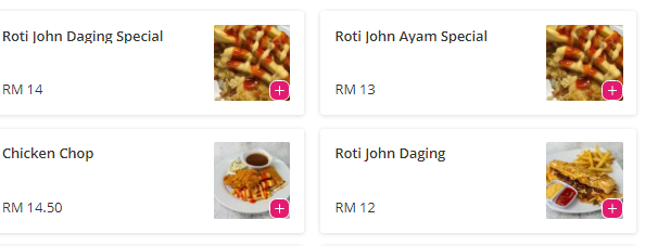 Roti John Titiwangsa Menu Malaysia