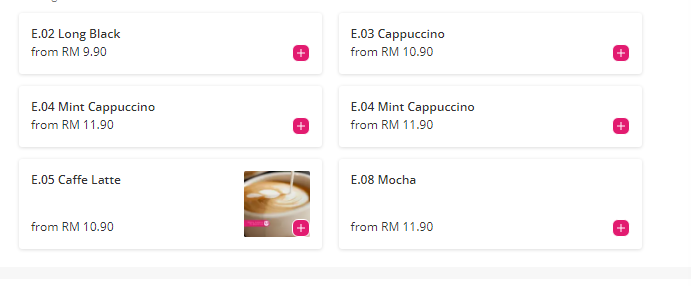 10 Gram Menu price Malaysia
