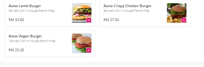 Asow Eatery Station Menu prices  Malaysia