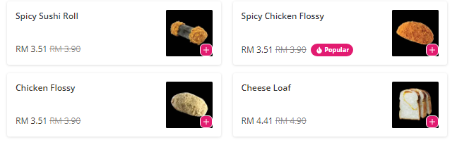 Harold's Bread  Menu prices Malaysia