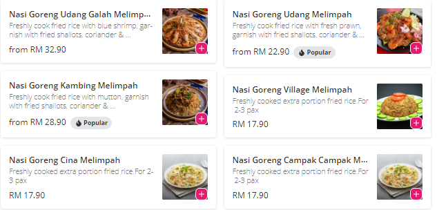 Nasi Goreng Melimpah Viral Menu Malaysia