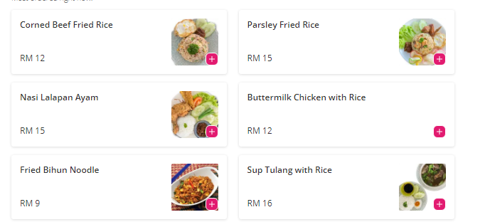 Parsley Menu prices Malaysia