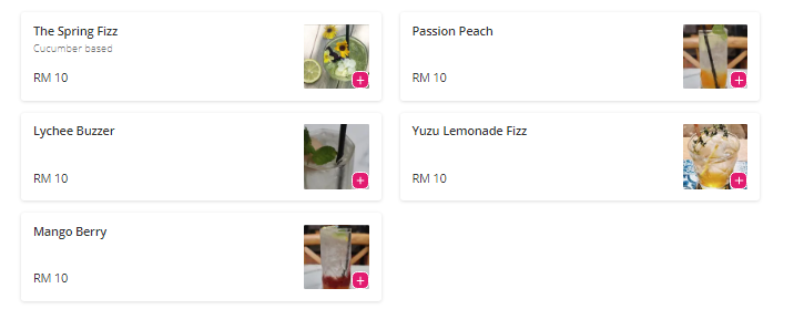 Pokok KL Cafe Menu prices  Malaysia