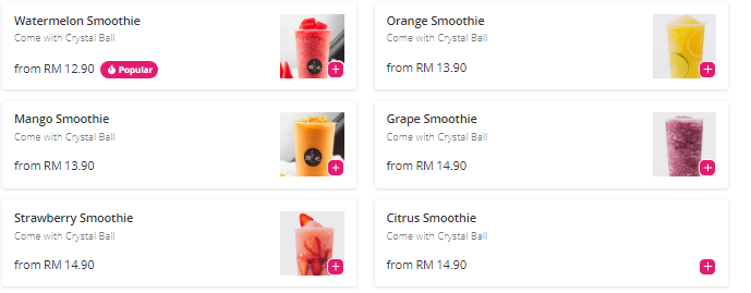 Roji Monster Ice Cream Menu  Malaysia