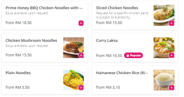 The Chicken Rice Shop Menu Malaysia 