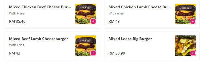 Leezo Restaurant Menu Malaysia
