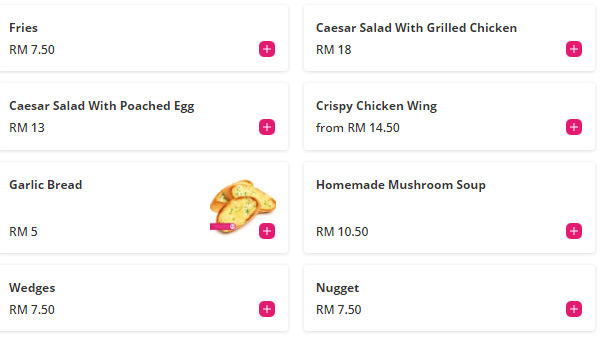 Obses Kitchen Menu Malaysia
