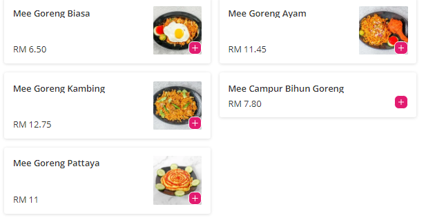 Restoran Osman Menu Malaysia