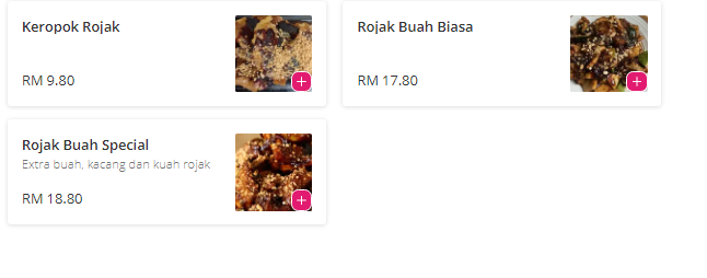 Rojak Buah Kuah Power Menu Malaysia