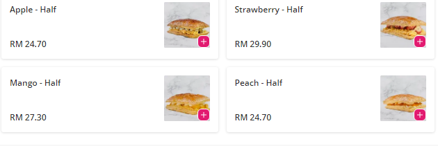 Strudel Bakery House Menu Malaysia