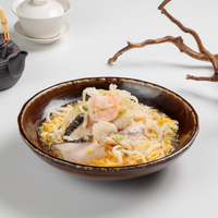 Crispy Hor Fun with Seafood in Egg Gravy
