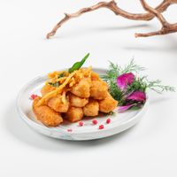 Crisp-fried Pumpkin with Salted Egg Yolk