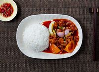 206. Sweet and Sour Chicken with Plain Rice