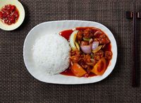 207. Sweet and Sour Sliced Fish with Plain Rice