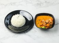 SSM005. Chicken Curry Rice + Beverage 咖喱鸡饭