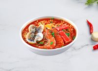 15. Kimchi Seafood Ramen