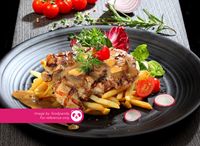 GF01. Flame Grilled Chicken With Mushroom Sauce