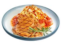 PW06. Grilled Chicken Chop & Shimeji Spaghetti