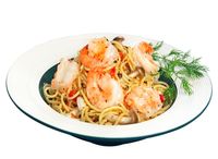 PW04. Prawn & Shimeji Spaghetti