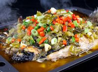 82. Grilled Fish with Sichuan Pickles 酸菜金汤烤鱼