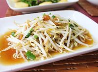 Bean Sprout with Salted Fish