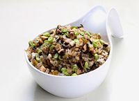 Sesame Oil Mushroom Oat Rice 麻油香菇燕麦饭