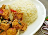 Thai Basil Tofu With Rice