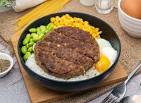Indulge Beef Patty with Brown Sauce Bowl