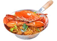 Thai Glass Noodle with Crab 泰式冬粉蟹