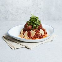 Beef Meat Ball Bolognese Pasta