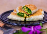 Chinese Chive Calzone 韭菜盒子