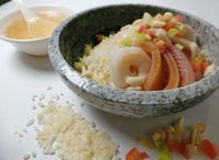 Poached Crispy Fried Rice with Seafood 海鲜泡饭