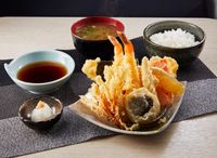 Mixed Tempura Rice Set ミックス天ぷら定食