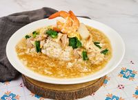 Braised Rice In Egg Gravy (Mui Fan) 烩饭