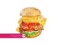 B08. Lava Cheese Crispy Chicken Burger