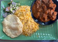 Rice + Mysore Mutton +Veg