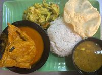 Rice + Curry Chicken + Veg