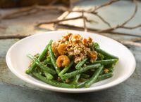 Fried French Beans with Minced Pork 干煸四季豆