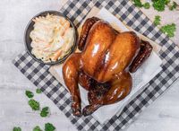 Amakuchi Whole Chicken with Coleslaw