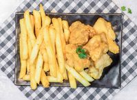 Crispy Karaage Chicken With Fries