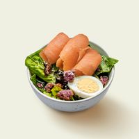 Caesar Salad with Smoked Salmon