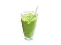A4. Tra Sua Thai Xanh - Iced Green Milk Tea (No Pearl/Bubble)